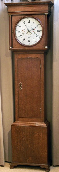 George III 30 hour oak longcase clock