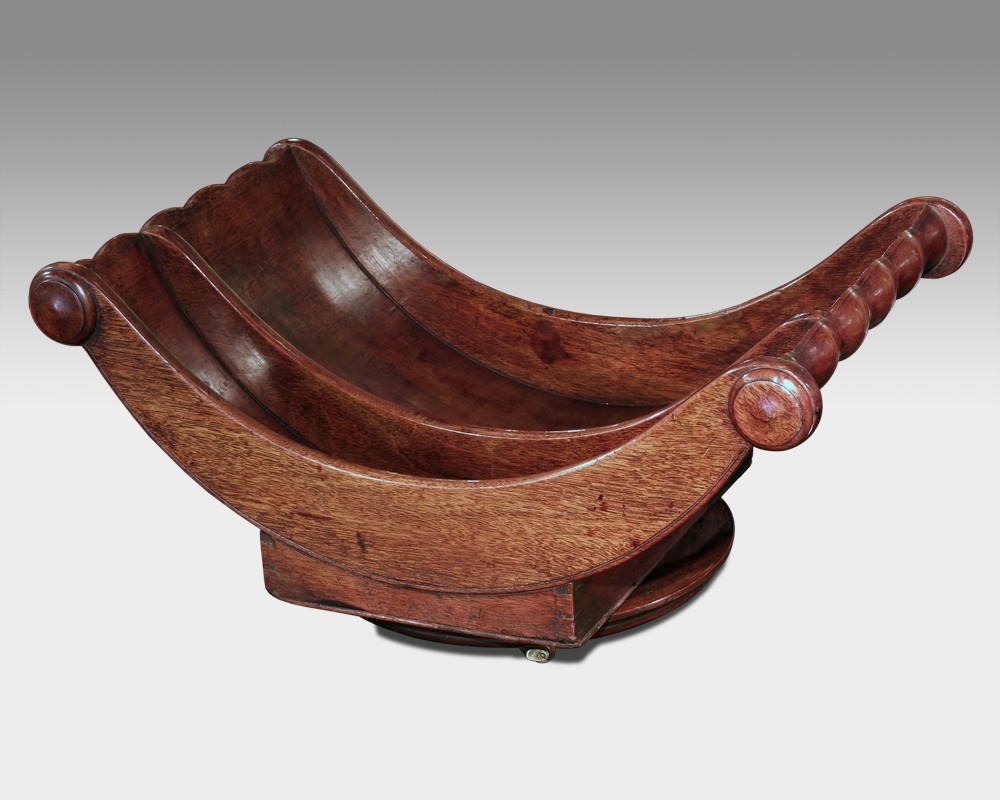 George III mahogany cheese coaster