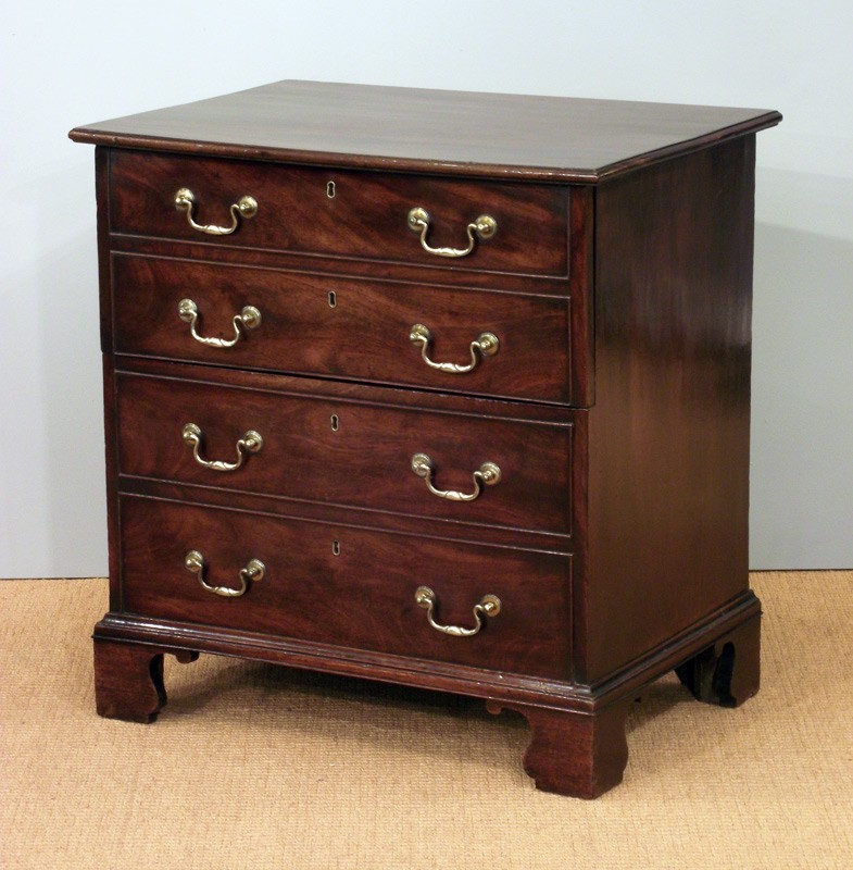 18th century mahogany commode chest