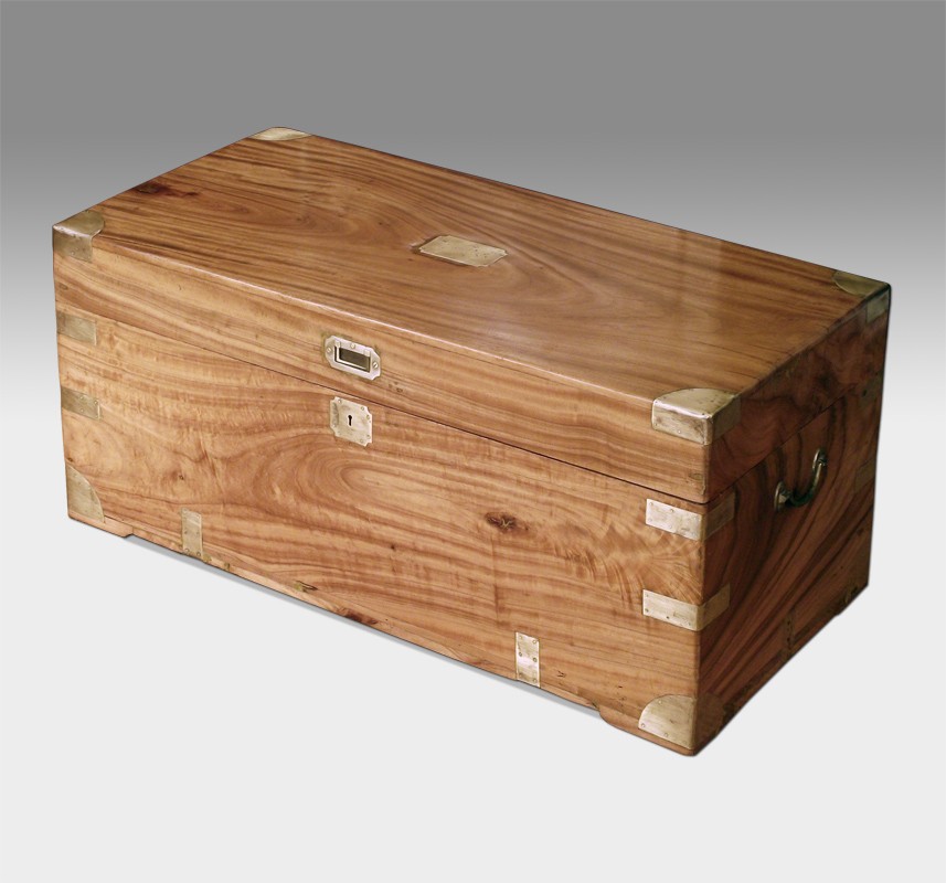 Nineteenth century camphor wood chest
