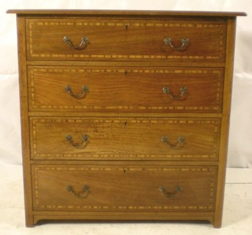 Edwardian Inlaid Mahogany Chest of Drawers