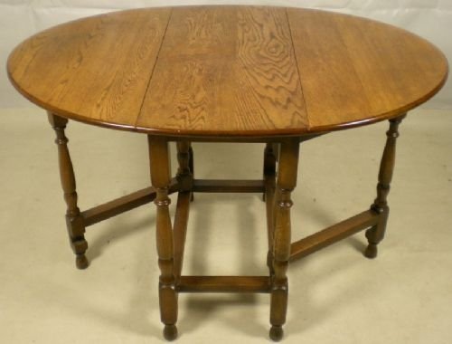 Light Oak Gateleg Dining Table