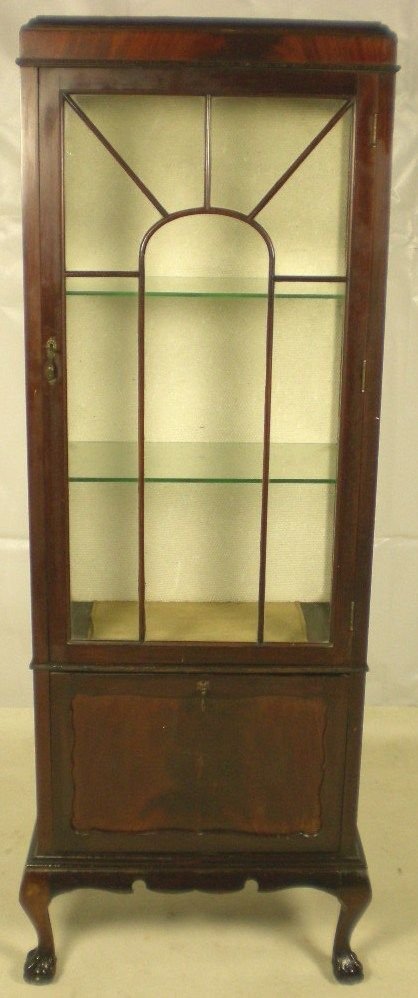 Chippendale Style Mahogany Display Cabinet