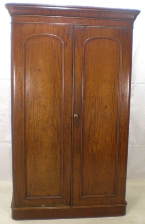 Victorian Mahogany Fitted Two Door Wardrobe