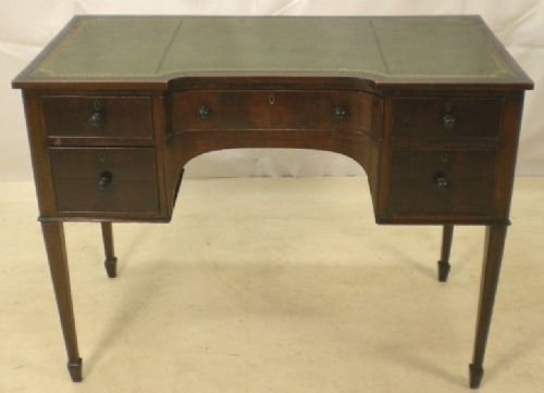 Mahogany Kneehole Writing Desk