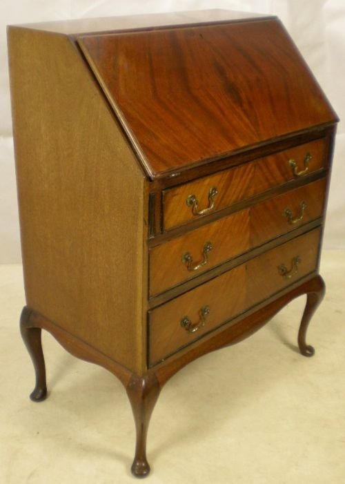 Mahogany Writing Bureau by Maples, London