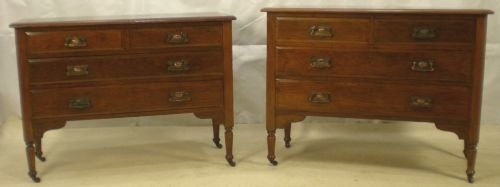 Edwardian Two Similar Mahogany Chest of Drawers