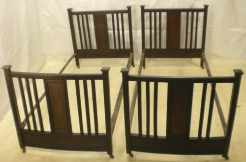 Pair of Edwardian Single Beds