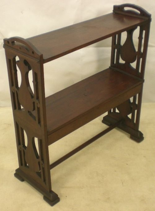 Edwardian Mahogany Standing Bookcase
