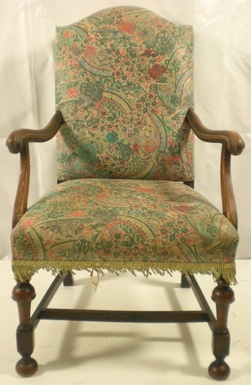 Jacobean Style Elbow Armchair
