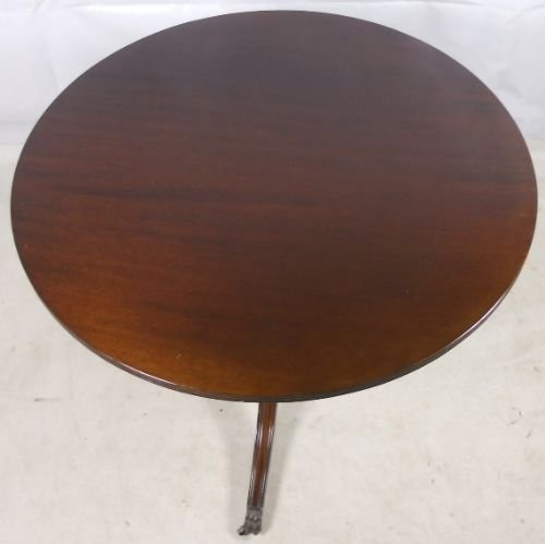 Regency Style Mahogany Circular Breakfast Table