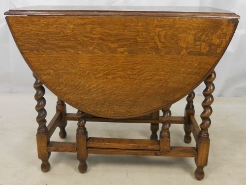 Oval Oak Gateleg Dining Table