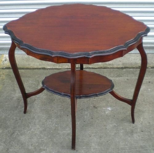 Edwardian Mahogany Shaped Occasional Table