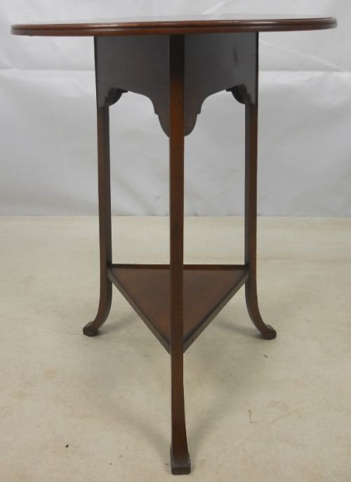 Mahogany Circular Occasional Table