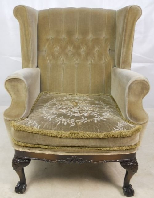 Georgian Style Wing Armchair