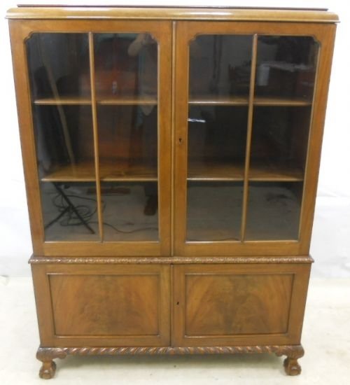 SCOTTISH MAHOGANY BOOKCASE CABINET BY JOHN ALEXANDER