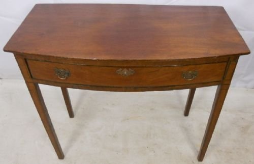 Georgian Mahogany Bowfront Side Table