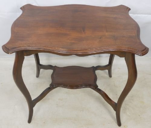 Edwardian Walnut Shaped Occasional Table