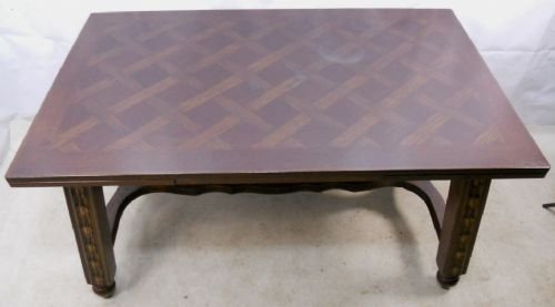Large Carved Oak Extending Dining Table to Seat 12
