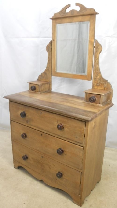 Edwardian Satin Walnut Dressing Chest