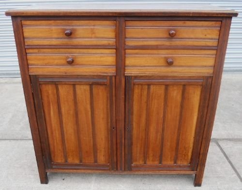 Edwardian Satin Mahogany Tallboy Chest