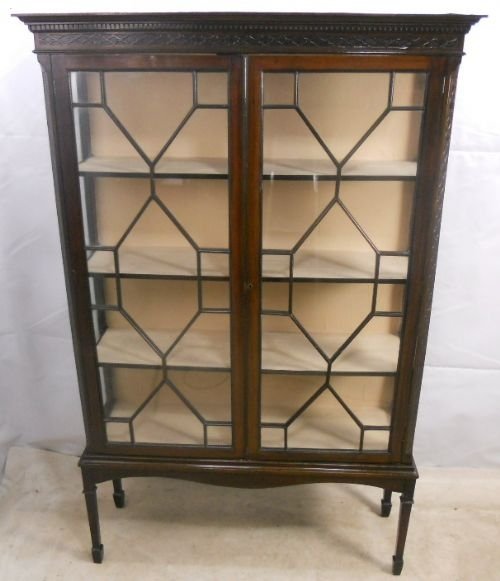 Edwardian Mahogany Display Cabinet
