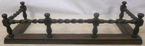 Barley Twist Oak Fire Fender Surround