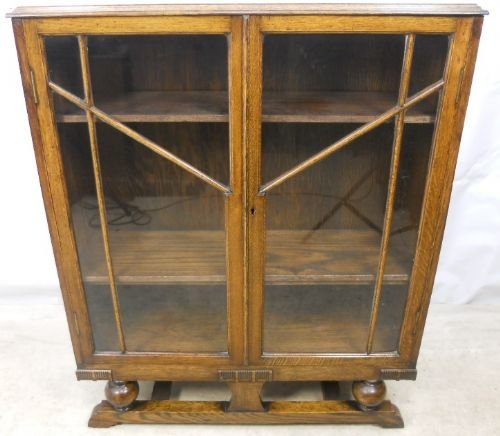 Oak Bookcase Cabinet