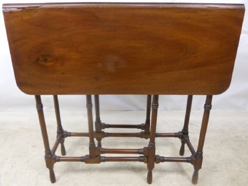 Edwardian Mahogany Spider Leg Dropleaf Table