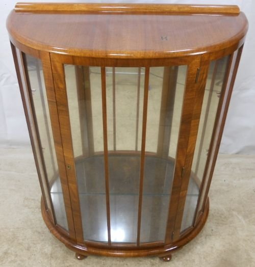 Walnut Display Cabinet