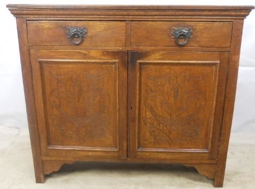 Victorian Oak Chiffonier Sideboard Base