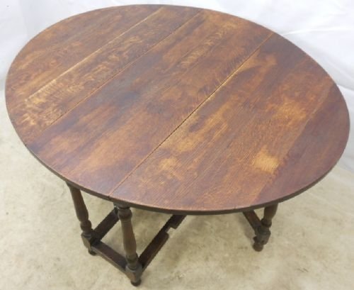 Oak Oval Gateleg Dining Table