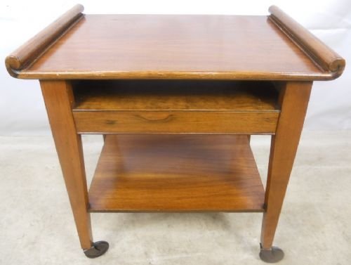 Walnut Tea Trolley Table