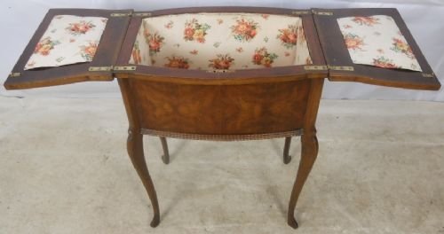 Ladies Burr Walnut Sewing Box