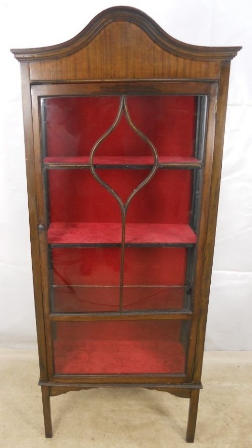 Edwardian Mahogany China Display Cabinet