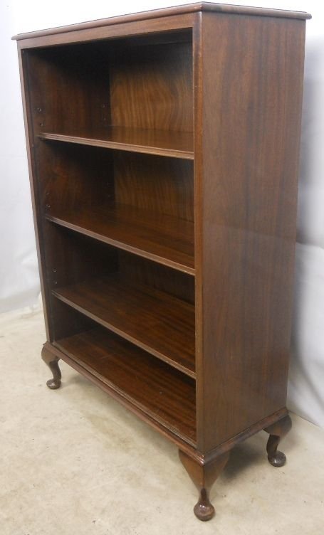 Edwardian Mahogany Standing Open Bookcase