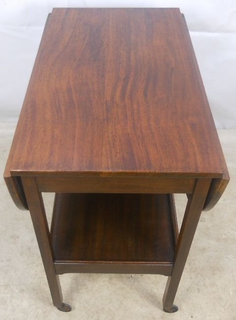 Mahogany Dropleaf Tea Trolley