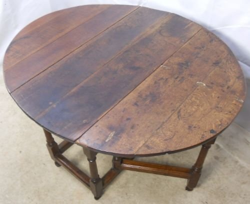 Antique Oak Gateleg Dining Table