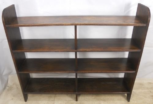 Standing Elm Open Bookcase