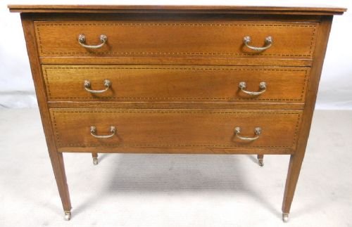 Edwardian Inlaid Mahogany Chest of Drawers