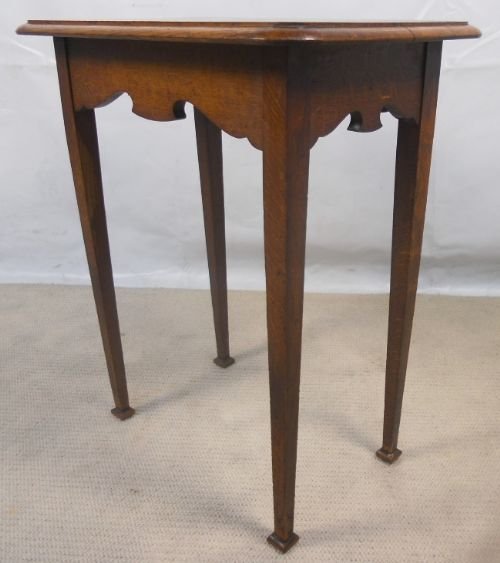 Arts & Craft Period Oak Occasional Table