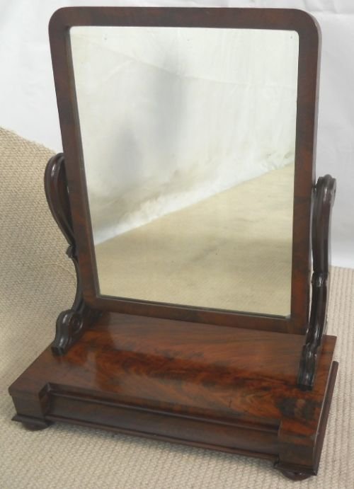 Early Victorian Mahogany Dressing Mirror