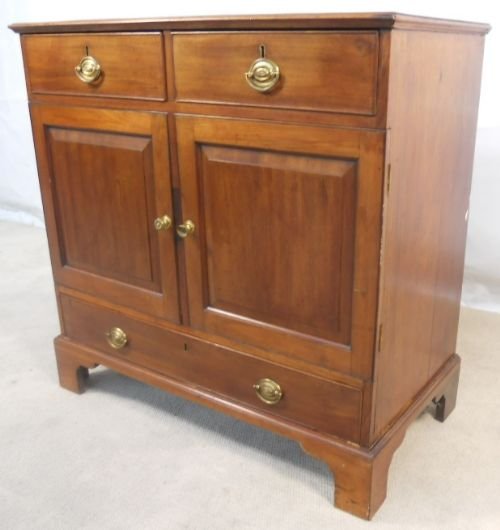 Georgian Style Mahogany Cupboard Chest of Drawers