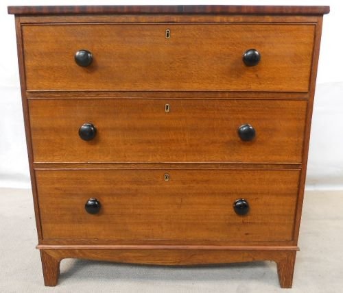 Georgian Oak Chest of Three Drawers