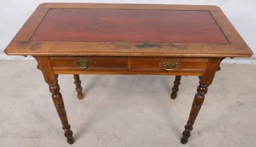 Edwardian Mahogany Writing Table Desk