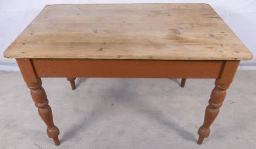 Victorian Rustic Pine Kitchen Dining Table