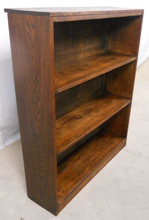 Oak Open Standing Bookcase