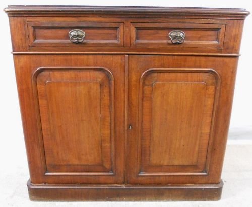 Victorian Mahogany Two Door Sideboard Base