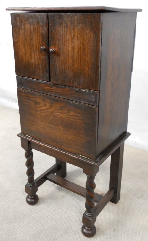 Oak Cabinet on Stand