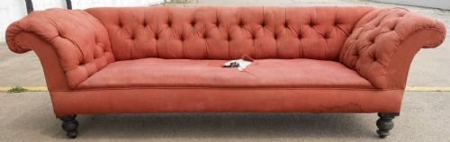 Large Victorian Chesterfield Settee